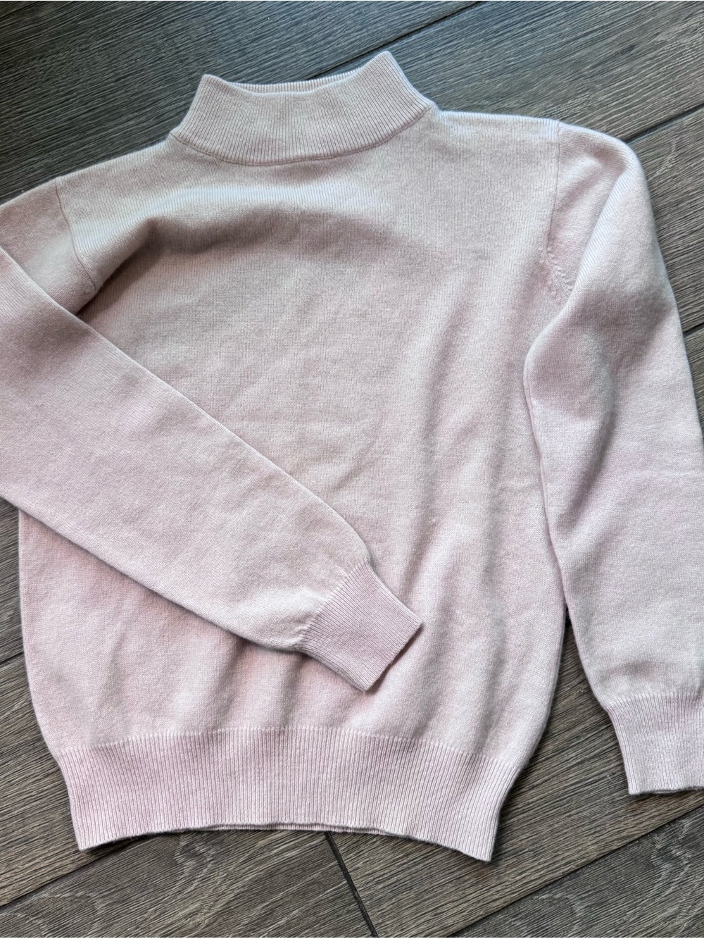 Cashmere 100% Light Pink Sweater Size Small